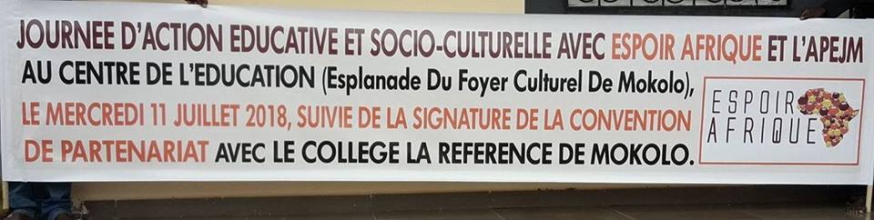 Journée éducative et socio-culturelle du 11/07/18 à Mokolo (Cameroun)