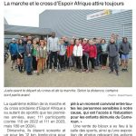 4 ème édition du Cross et Marche solidaires ESPOIR AFRIQUE à Couffé  le 15 avril 2025